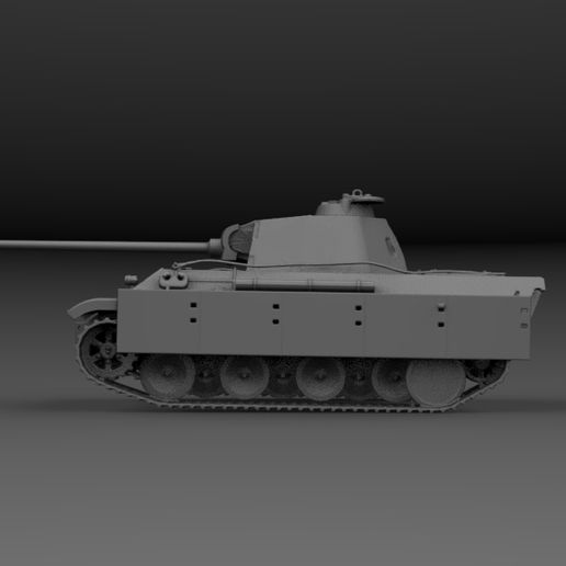 Panzer V Panther Ausf. G - The Predator of the Steppes - High Definition STL Model