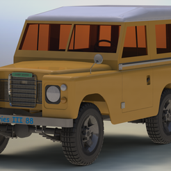 Land-Rover_88_01.png STL-Datei Die Land Rover-Serie (1948-1985) kostenlos・Vorlage für 3D-Drucker zum herunterladen