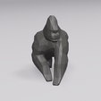 LowPolyGorilla-preview-frontview.png Low Poly Gorilla