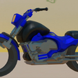moto-future.png STL file futuristic motorcycle・3D print object to download