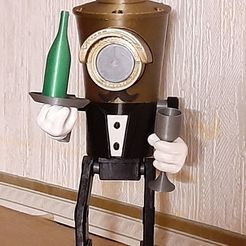 20220218_200118.jpg Free STL file ButlerBot・Model to download and 3D print