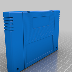 Super_Famicom_Cartridge.png Free STL file (Single Piece) Super Famicom / Nintendo (PAL) Cartridge for reference.・3D printable model to download