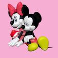 5.jpg Mickey and Minnie mouse for 3d print STL