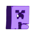 A.stl Minecraft 3D logo