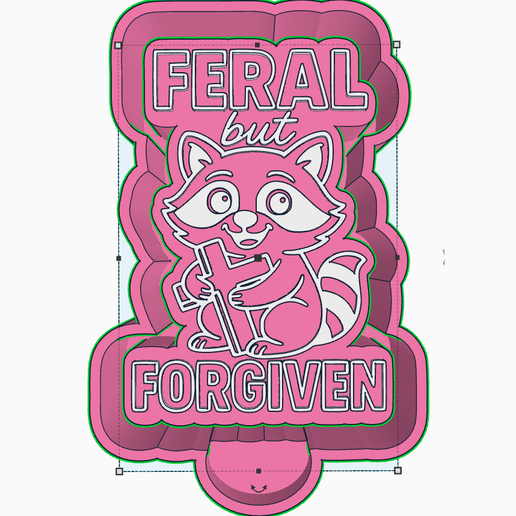 🦝 Freal But Forgiven Raccoon Freshie STL・Archivo STL para Impresión 3D ...
