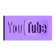 YouTube_logo.stl YouTube logo & Keychain