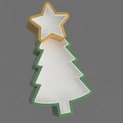 SAPIN_DE_NOEL_V2.png STL file Christmas Tree V2 with star LED Lamp・3D printer model to download