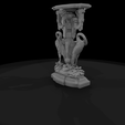camera006.png Neoclassical Pedestal Table with Bird Supports