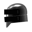 render_scene-right.121.png Sniper - Knights of Ren Helmet mask, Star Wars 3D print model