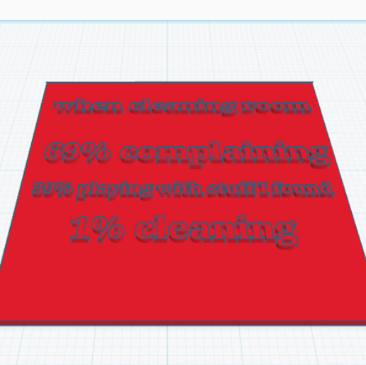 when cleaning 3D model preview