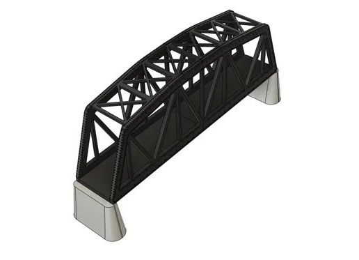 HO Scale Train Bridge STL Files | 3D Printing, 350mm Modular Design