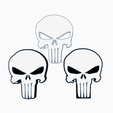 Screenshot-2024-03-16-192323.png 3x PUNISHER Logo Display by MANIACMANCAVE3D