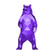 ved.obj bear STATUE LOW-POLY