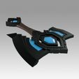 4.jpg World Of Warcraft Shadowlands Axe Bastion Cosplay weapon prop