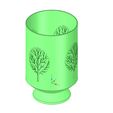 vase52-06.jpg nature style vase cup vessel v52 for 3d-print or cnc