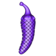 Medium Jalapeno_Complete.stl Floppy Jalapeno - PexPeppers
