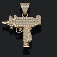 12456456878987.jpg Gun pendants pack 3D print model