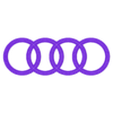 audi_logo.stl Formula B1 - steering wheel for sim racing (AUDI DTM)