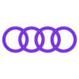 audi_logo.stl Formula B1 - steering wheel for sim racing (AUDI DTM)