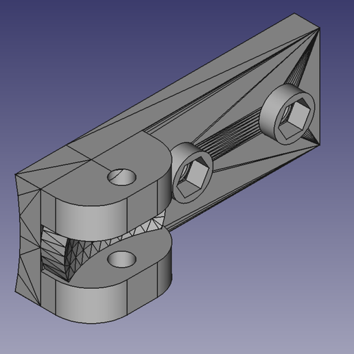 Reelight bicycle fender light mount 3D model