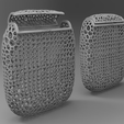untitled.716.png Archivo STL cartera clutch wallet bag pocket voronoi bolsa・Diseño de impresión en 3D para descargar