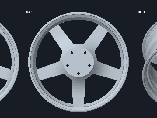 AMG Penta, ATS Type 2 – wheel study STL (digital model)