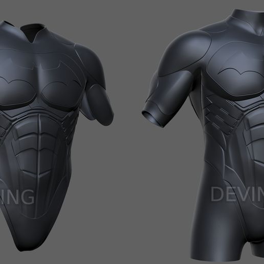 4-1.jpg BATMAN BEGINS SUIT 3D PRINTABLE SUIT FILES