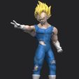 Preview_8.jpg Вегета Dragon Ball с печатью FDM