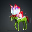 Bear_Fur_MIC__Normal.jpg Alas de caballo Caballo Fantasía Animal Modelo 3D - Obj - FbX - 3d IMPRESIÓN - PROYECTO 3D - GAME READY