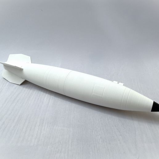 🎒 B-57 Nuclear Bomb1:12 Scale Model Replica Nuke・ STL File for 3D ...