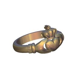 69.jpg Fichier STL gratuit bague couronne coeur・Design pour impression 3D à télécharger