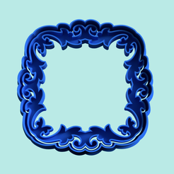 marco-borde-cortante-estampa.png Archivo STL cutting edge frame cookie cutter・Plan de impresión en 3D para descargar