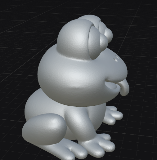 Little toad 3D model by voron_
