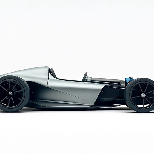 🚗 Open-Wheel Sports Car Chassis・ STL File for 3D printing・Cults