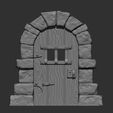 door21.jpg Dungeon door set - 3x closed doors + 3x stone arches