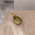 untitled4.png 3D Cute Easter Bunny Basket for Indoor as Stl File & Easter Gift, Easter Day, Bunny Planter, Easter Basket, Desk Planter, 3D Print File