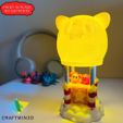 1.jpg Star Kirby and Waddle Dee Light-Up Hot Air Balloon Creative Lamp