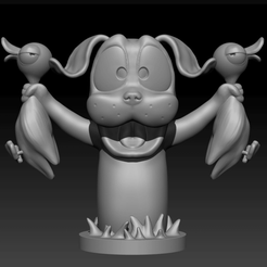 Capture d’écran 2018-04-05 à 11.19.42.png Бесплатный OBJ файл Duck Hunt dog・Шаблон для 3D-печати для загрузки