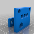 smooth_rod_clamp_8mm.png Smooth rod clamp holder for MakerBot Mech Endstop v1.2