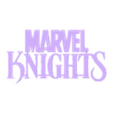 MARVEL KNIGHTS PART 2.stl Marvel knights logo