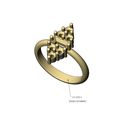 volume3.jpg Fichier STL Bague à diamant baguette 6x3mm tailles US 6 7 8 Modèle d'impression 3D・Modèle à imprimer en 3D à télécharger