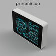 WT32-SC01plus-i1dplus-solid-wallmount-thin-display-edge.png STL file Case (wall mount solid, thin edge) for *WT32-SC01 Plus* by wireless-tag an (ESP32 development board With 3.5 Inch LCD IPS Display Touch Screen)・3D printer design to download