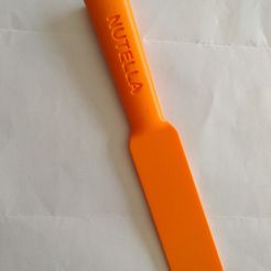 IMG_20180408_150049.jpg Free STL file Nutella Spatula・3D print object to download