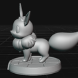 d63014ca-3fb1-4417-bdc7-3abe92fa7ac5.png Eevee Pokémon Estatua - 3D Print STL Crossover