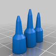 syringe-cone.png Syringe nozzle adapter (drill out hole)