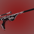 6.png HAZBIN HOTEL carmine crafted blessing tipped angelic Rifle from Helluva boss cosplay