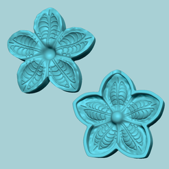 00main.png Fichier STL Fleur d'amandier - Arrangement de moulage Craft en mousse EVA・Design imprimable en 3D à télécharger