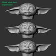 05.jpg GROGU - Baby Yoda Using The Force - The Mandalorian 3D print model