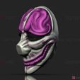 001f.jpg Hoxton Mask - Payday 2 Mask - Halloween Cosplay Mask 3D print model