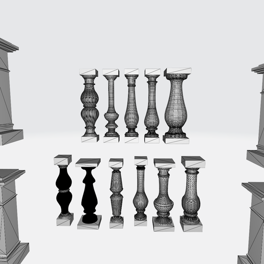 Balustrade-1920-x-1080-wire-3.png 3D бетонная балюстрада